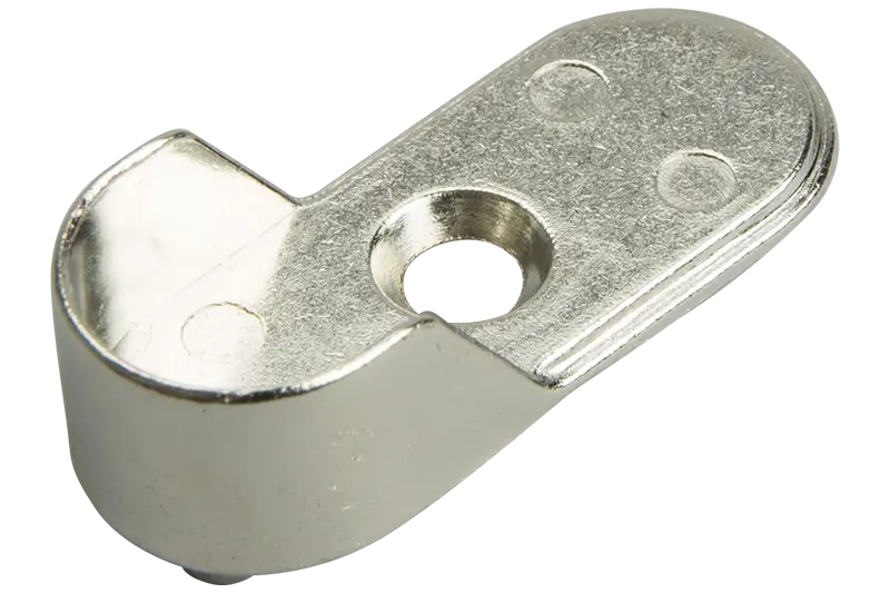 Bracket for clothing bar in zinc, Zinc